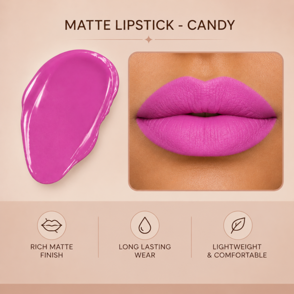 Matte Liquid Lipstick – Candy